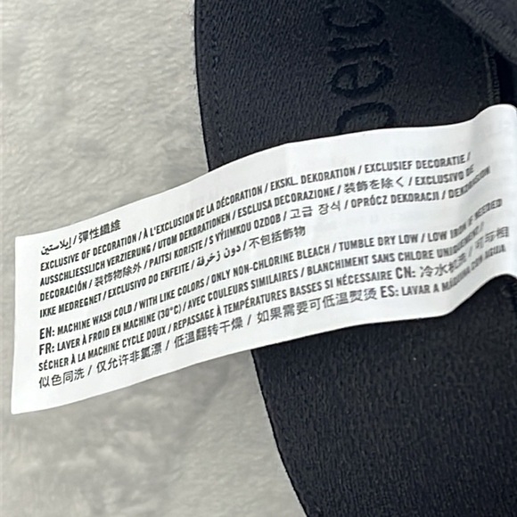 NWT Abercrombie & Fitch XS Black Cotton Viscose Lounge Sleep Shorts Mens, Womens - Picture 8 of 11